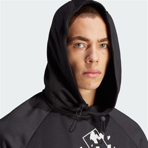 Adidas Game And Go Camo Big Logo Training Hoodie Black Adidas Uae