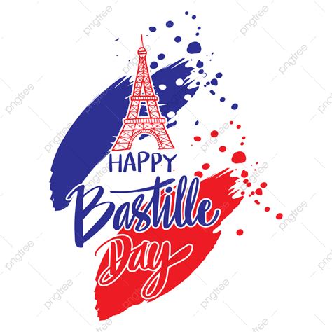 Greeting Card Happy Vector Png Images Happy Bastille Day Greeting Card