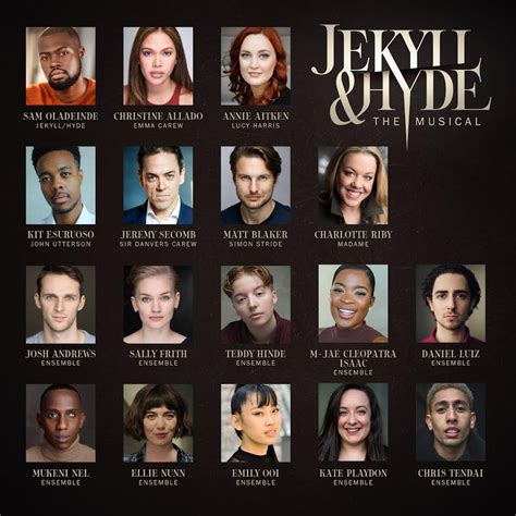 JEKYLL AND HYDE – THE MUSICAL – WORKSHOP CAST ANNOUNCED – Theatre Fan