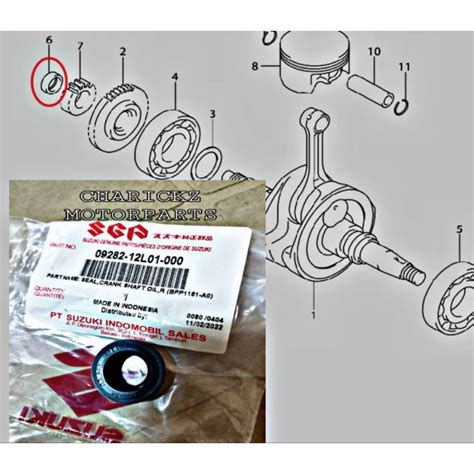 SGP OIL SEAL CRANKSHAFT RAIDER 150 CARB Fi Shopee Philippines