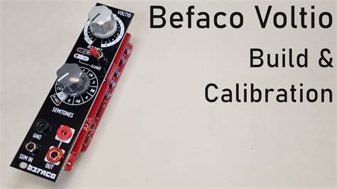 Eurorack DIY Befaco Voltio Build And Calibration YouTube