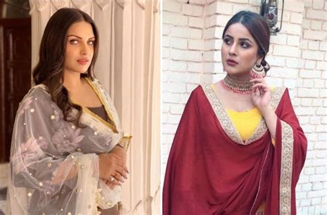 Who Looks Better In Traditional Wear Shehnaaz Or Himanshi