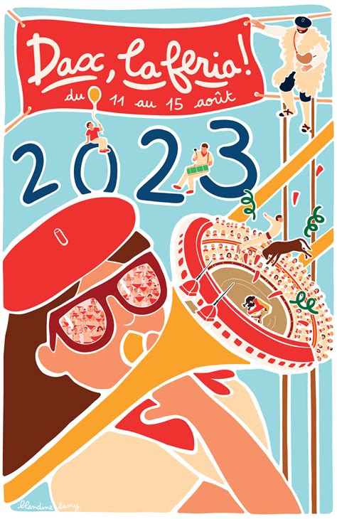 Affiche Dax La Feria 2023 Feria