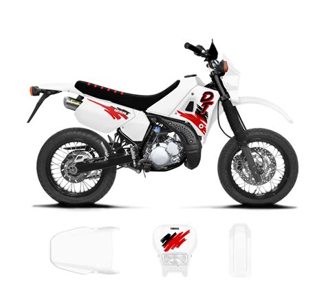 1991 Replica Series Graphics Kit For Yamaha DT 125 TMX Graphics