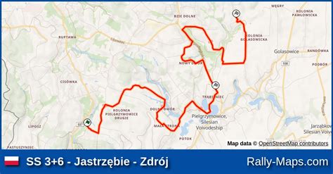 Mapa Harmonogram Profil Elewacji Os Jastrz Bie Zdr J Rajd