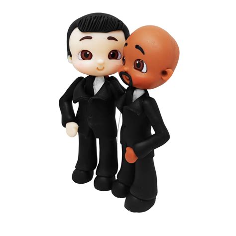 Topo De Bolo De Casamento Casal Gay Modelo Shopee Brasil