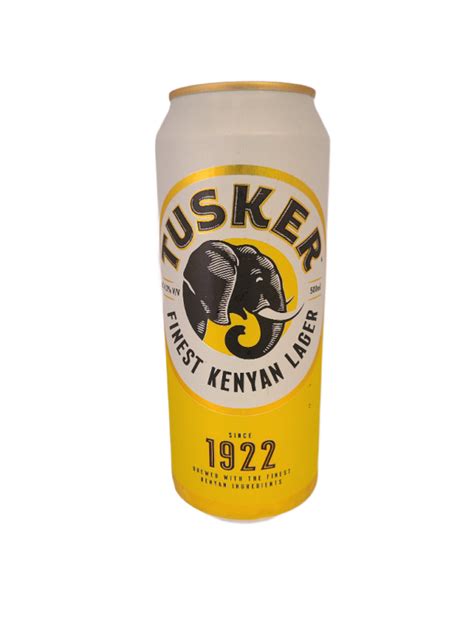 Tusker Beer Lager Can 500ml – AtalStores