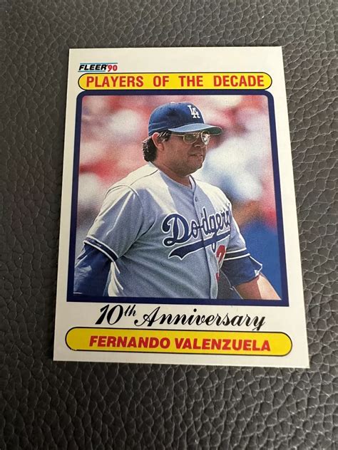 Fleer Valenzuela Psa Cardfacts Off