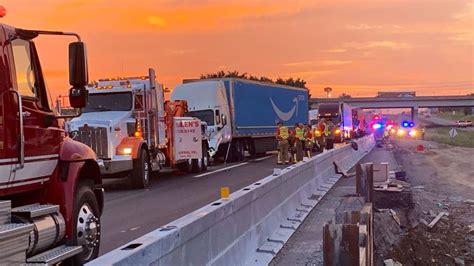 Crash involving Amazon Prime truck closes I-40 WB in Wilson County | WZTV