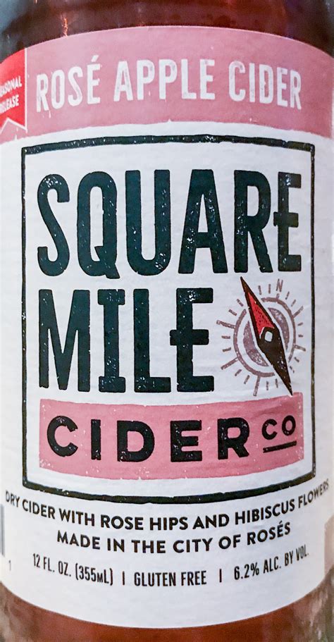 Rosé Apple Cider Square Mile Cider Co Cider Nerd