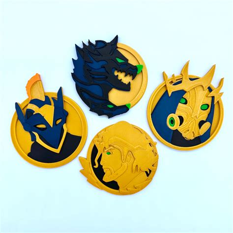 Fn Chapter 5 Season 2 New Medallions Aspects 3d Printed Hades Zeus Ares