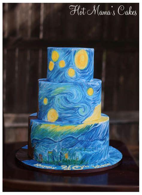 The Starry Night Van Gogh Cakecentral