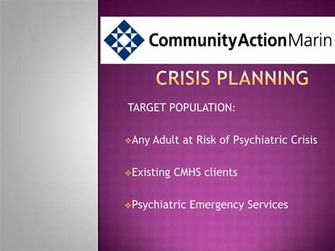 Crisis Planning Presentation Ppt