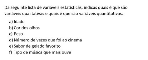 Aulas Do 7º Ano Sobre Variáveis Quantitativas E Qualitativas Revisão