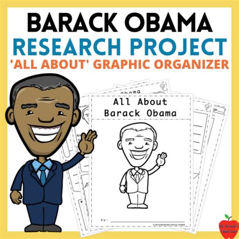 Barack Obama All About Research Project Graphic Organizer Biography