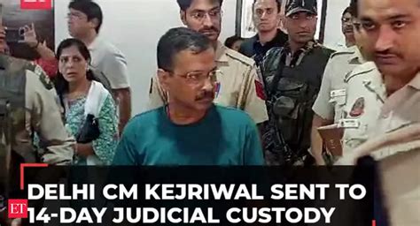 Delhi Liquor Scam Cm Arvind Kejriwal Sent To 14 Day Judicial Custody