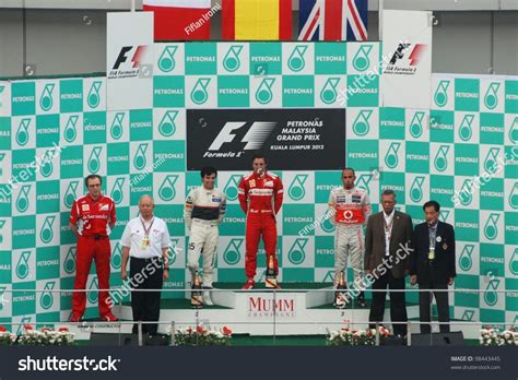 Sepang Malaysia March 25 Winners Of Formula 1 Petronas Malaysian