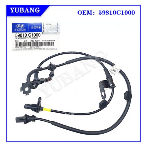 For 2015 2019 Sonata Left Driver Front Abs Wheel Speed Sensor 59810c1000 Ebay