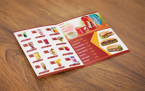 Menu Card on Behance