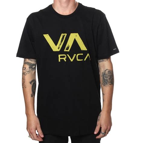 Camiseta RVCA VA Ink Preto Rock City