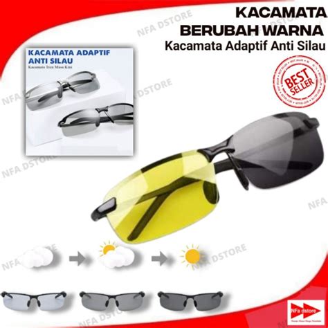 Jual Kacamata Polarisasi Otomatis Berubah Warna Anti Silau Siang Dan