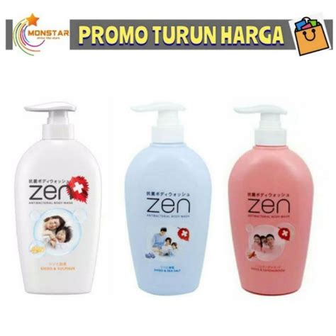 Jual Zen Body Wash Pump Isi 500 Ml Botol Sabun Cair Zen Shopee Indonesia