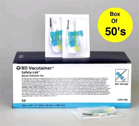 Bd Vacutainer Butterfly Needle G Health Nutrition Medical