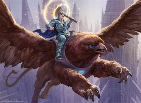 Azorius Skyguard Mtg Art From Ravnica Allegiance Set By Gabor Szikszai