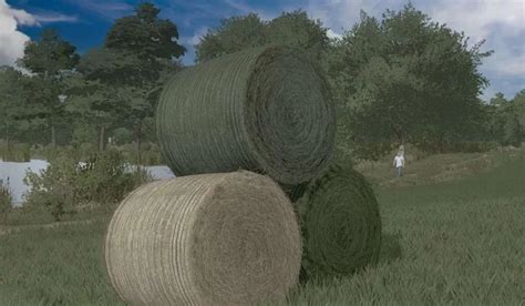 TEXTURES OF BALES OF STRAW HAY GRASS V1 0 FS22 Mod