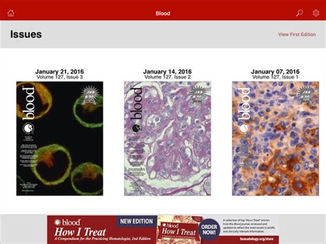 Blood, Journal of the American Society of Hematology on the App Store