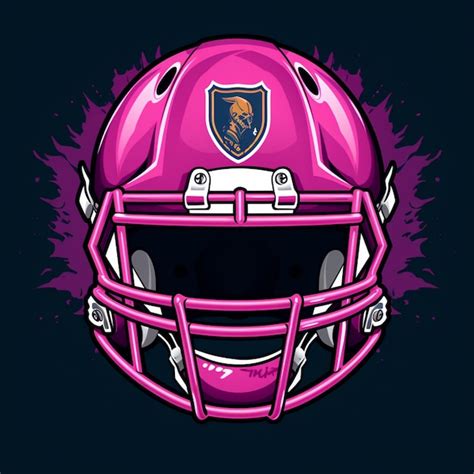 Premium Photo A Close Up Of A Football Helmet With A Purple Helmet On