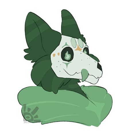 Mosko Skull Dog Oc Headshot By Silverofhollow On Deviantart