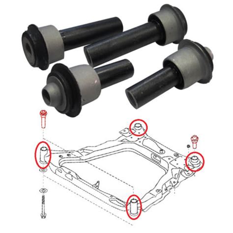 Silentblocks De Cuna Motor Para Nissan Qashqai EBay