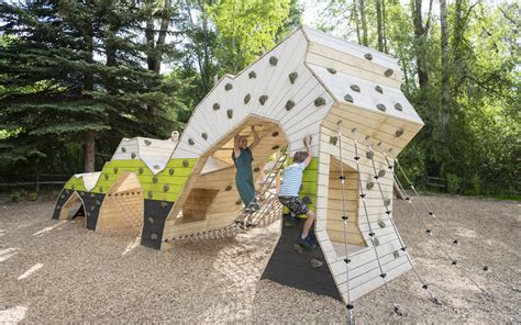 Colorado Playground Structure Mountain Sculpture Climbing Earthscape Play