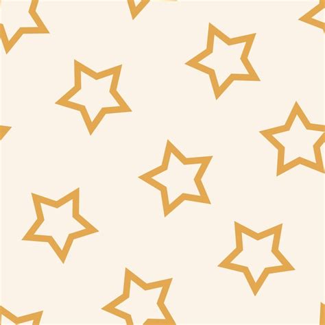 Premium Vector Christmas Seamless Pattern With Gold Stars