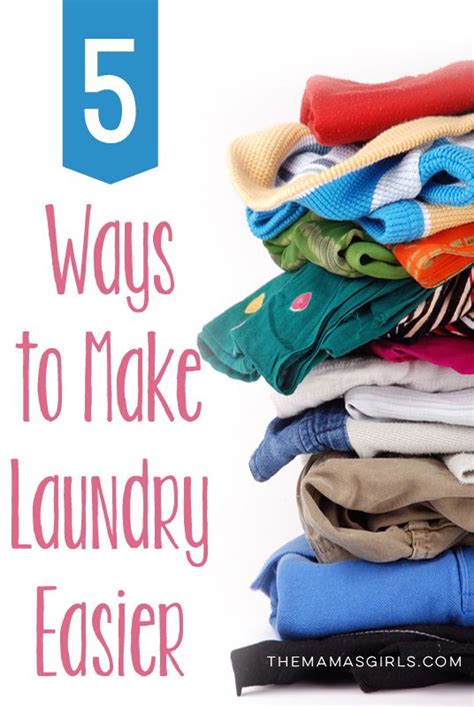 5 Ways To Make Laundry Easier TheMamasGirls Cleaning Hacks Laundry