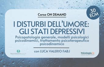 I DISTURBI DELLUMORE GLI STATI DEPRESSIVI Psicologia Io