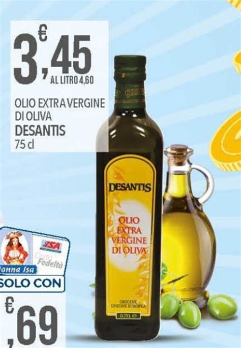 Desantis Olio Extravergine Di Oliva 75 Cl Offerta Di Iper Nonna Isa