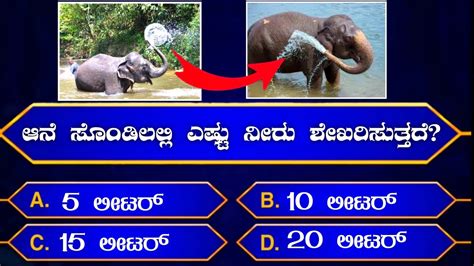 Kannada Quiz Interesting Questions And Answers In Kannada Gk Quiz General Knowledge