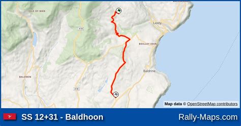 Karte Wp Baldhoon Manx International Rally Erc