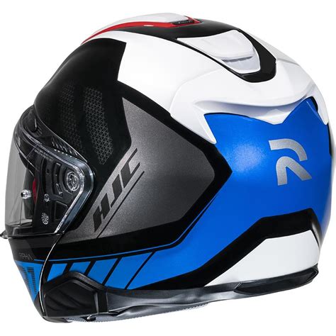 Casque RPHA 91 RAFINO MC21 HJC RPHA Bleu Blanc Rouge MAXXESS FR