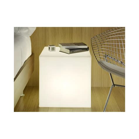 Cube Lumineux Int Rieur Ext Rieur Cuby Cm Alimentation Lectrique