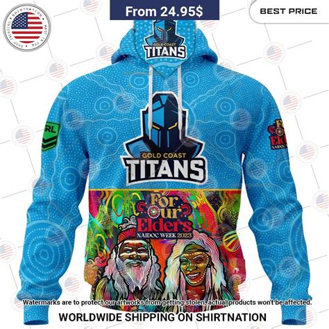 NRL Gold Coast Titans NAIDOC Week 2023 Custom Shirt Shirtnation