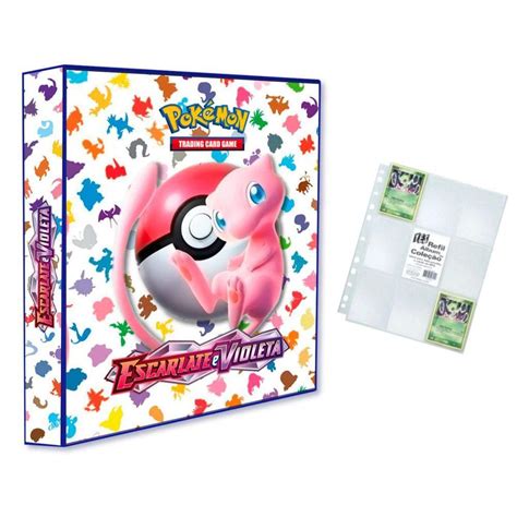 Folha Plastica Album Yes Bolsos Pacote Folhas Magic Pokemon