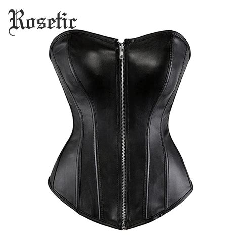 Buy Rosetic Gothic Corset Bustiers Women Black Lace Up