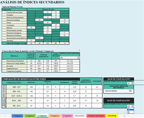 Correcci N Wisc V Con Informe Gr Fico Y Textual Software