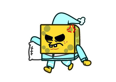 I drew tired and angry Spongebob! : r/spongebob