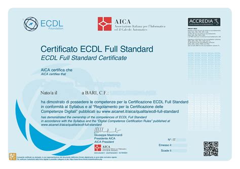 ECDL FULL STANDARD BARI E Provincia