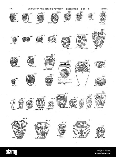 petrie decorated  stock photo alamy