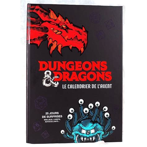 Calendrier De L Avent Officiel Dungeons Dragons Acheter Vos